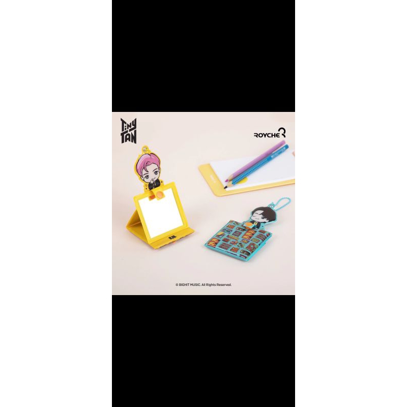 cermin lipat tiny tan bts bt21