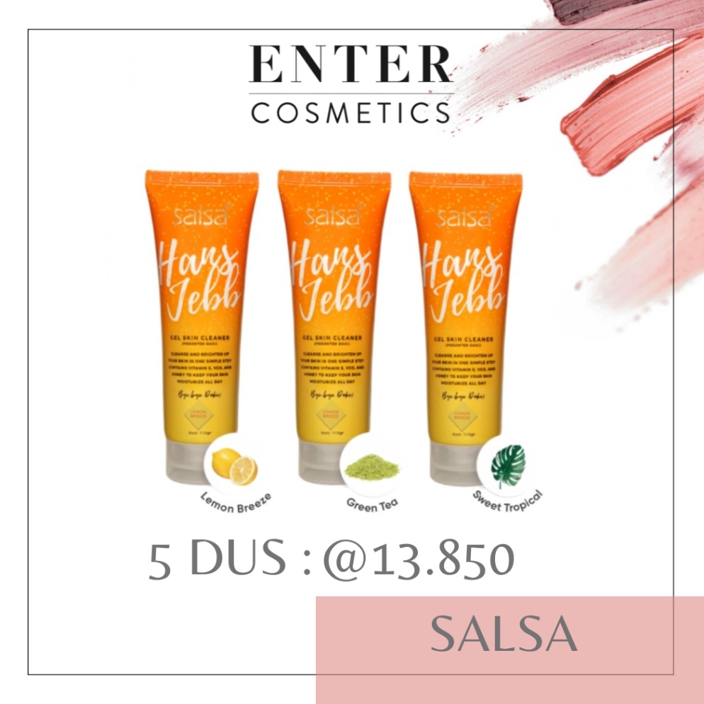 DISKON SALSA Hans Jebb Peeling Gel  Perontok Daki dan Ketiak Hitam  Salsa Hans Jebb Green Tea  Salsa