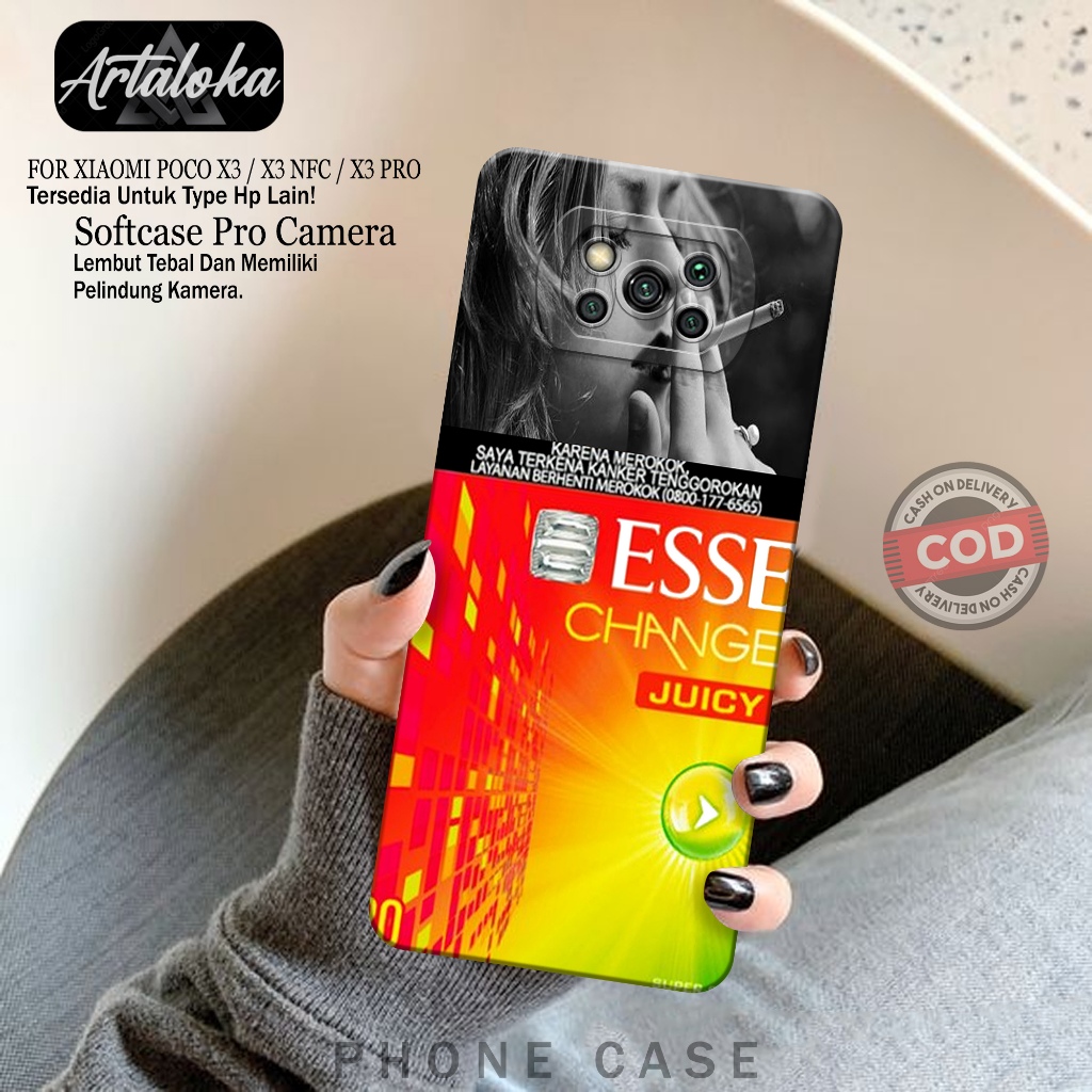 Softcase Hp Xiaomi Poco X3/X3 NFC/X3 PRO Fashion Case Rk Case Poco X3/X3 NFC/X3 PRO Silikon TPU Pro 