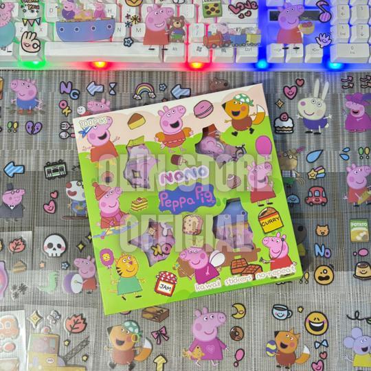 

Sticker Nono Peppa Pig Momo Stiker Lucu Viral Aesthetic Isi 100