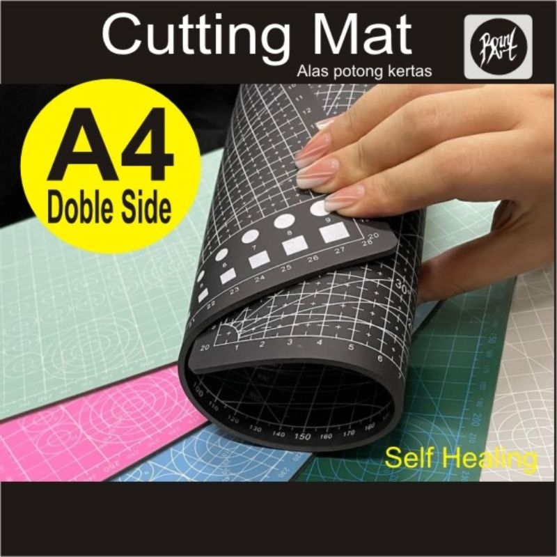 

Cutting mat double side Alas potong kertas A4