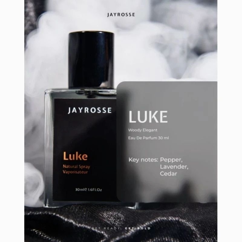 Parfum Jayrosse Luke Parfum pria tahan lama 30ml Parfum Grey Jayrosse