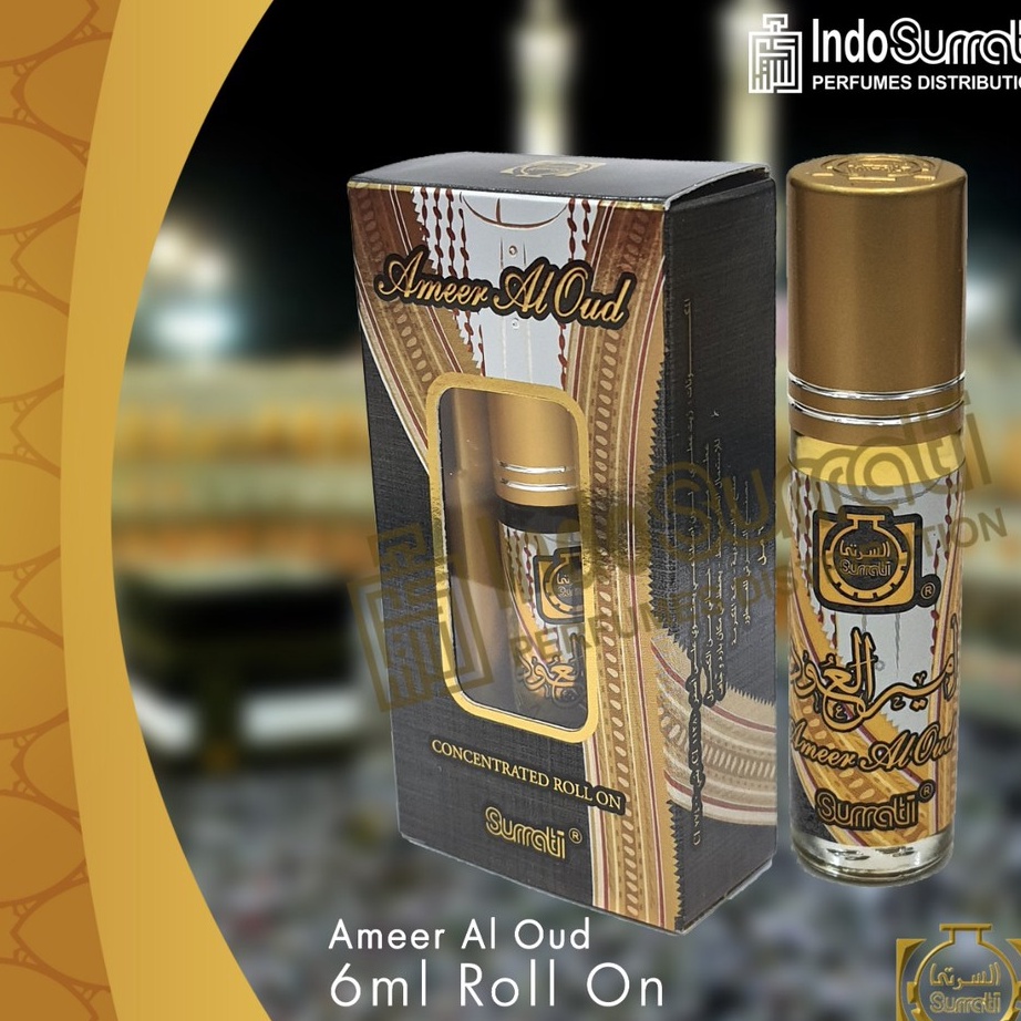 Ready Stok Parfum AMEER AL OUD 6ml Roll On  Parfum Surrati  Surrati Perfumes  Bibit Minyak Wangi