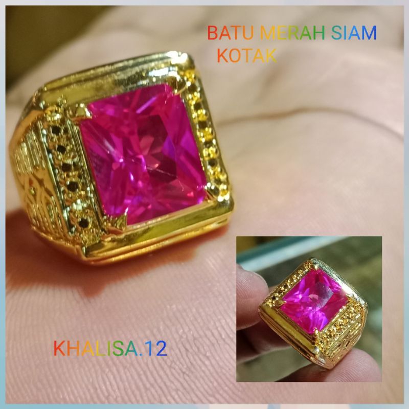 BATU KOTAK MERAH SIAM CATING