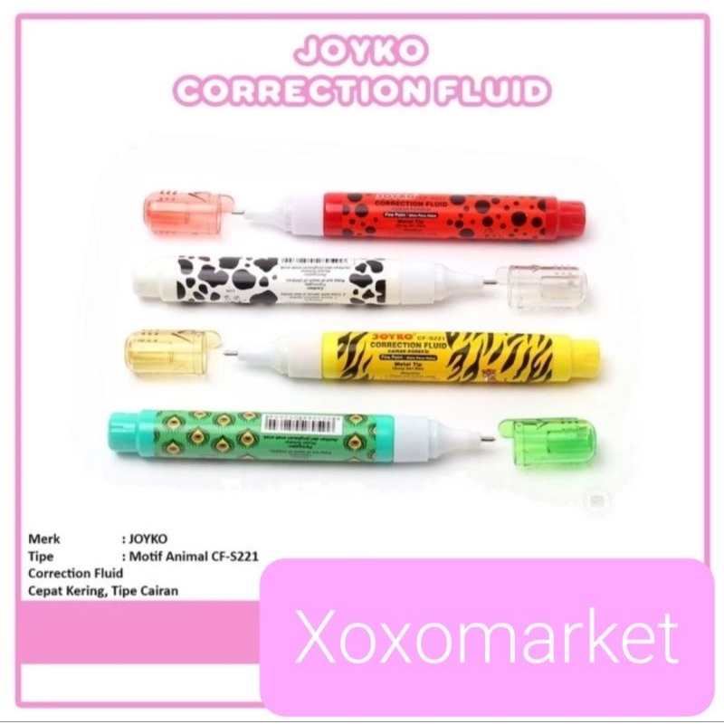 

Tip x Correction Fluid Cairan Koreksi Penghapus Cair Joyko CF-S221