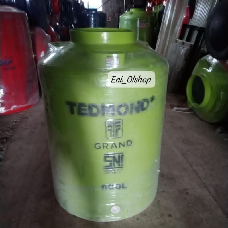 TEDMOND 600 LITER, TOREN AIR MERK TEDMOND, TEDMOND GRAND, HIJAU, ORENS, BIRU PALEMBANG