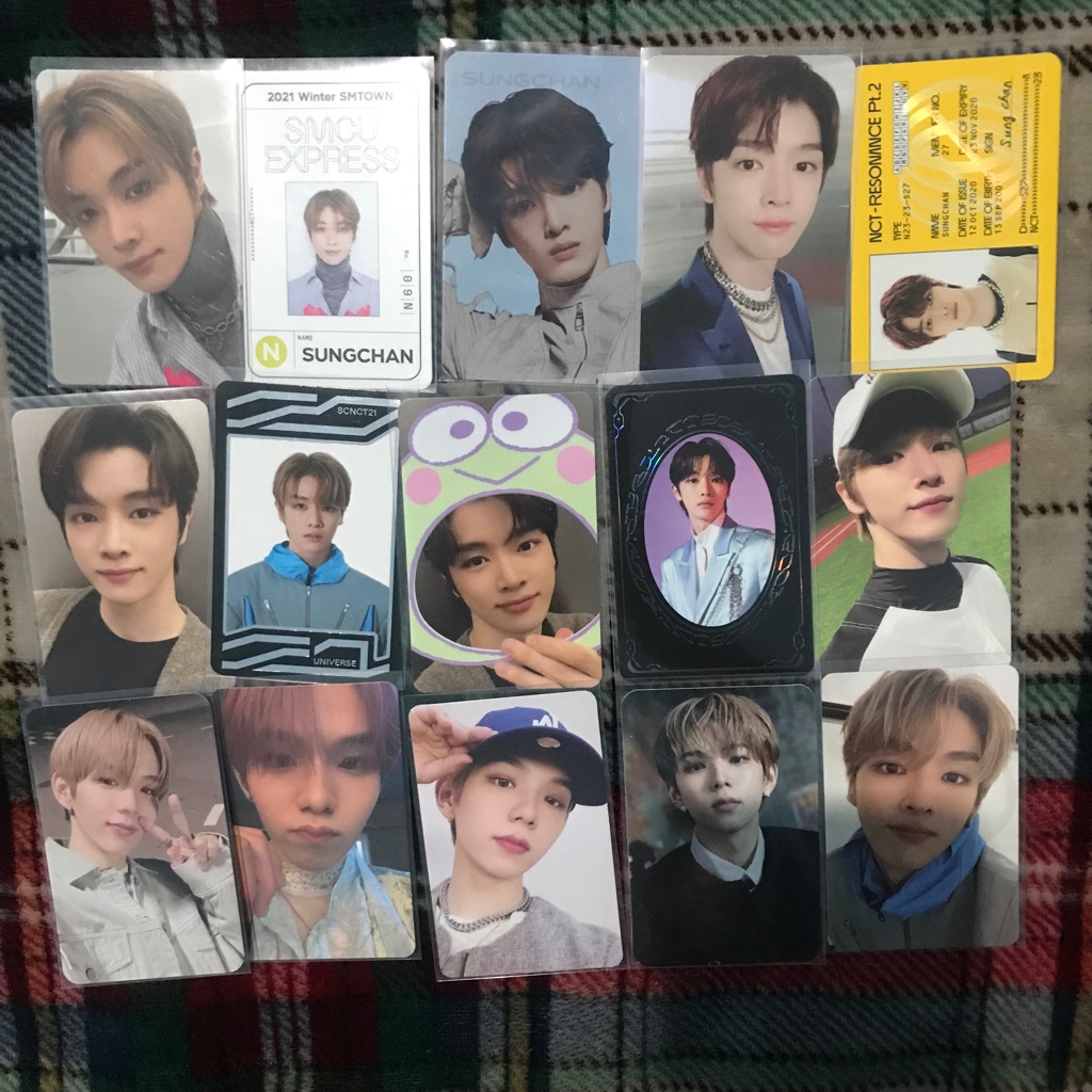 OFFICIAL PC PHOTOCARD SUNGCHAN SHOTARO LETS PLAY BALL IDC SELCA UNIVERSE JEWEL KONSEP PENDANT NECKLA