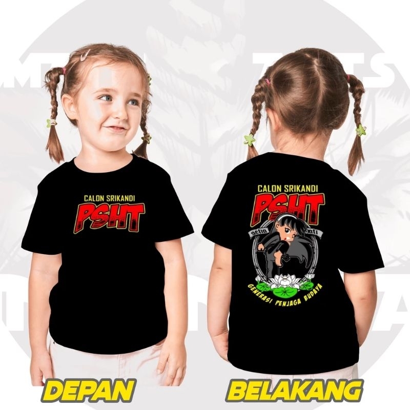Kaos Calon Srikandi PSHT-kaos calon Penjaga Ajaran-Kaos PSHT Anak-Kaos Anak Perempuan