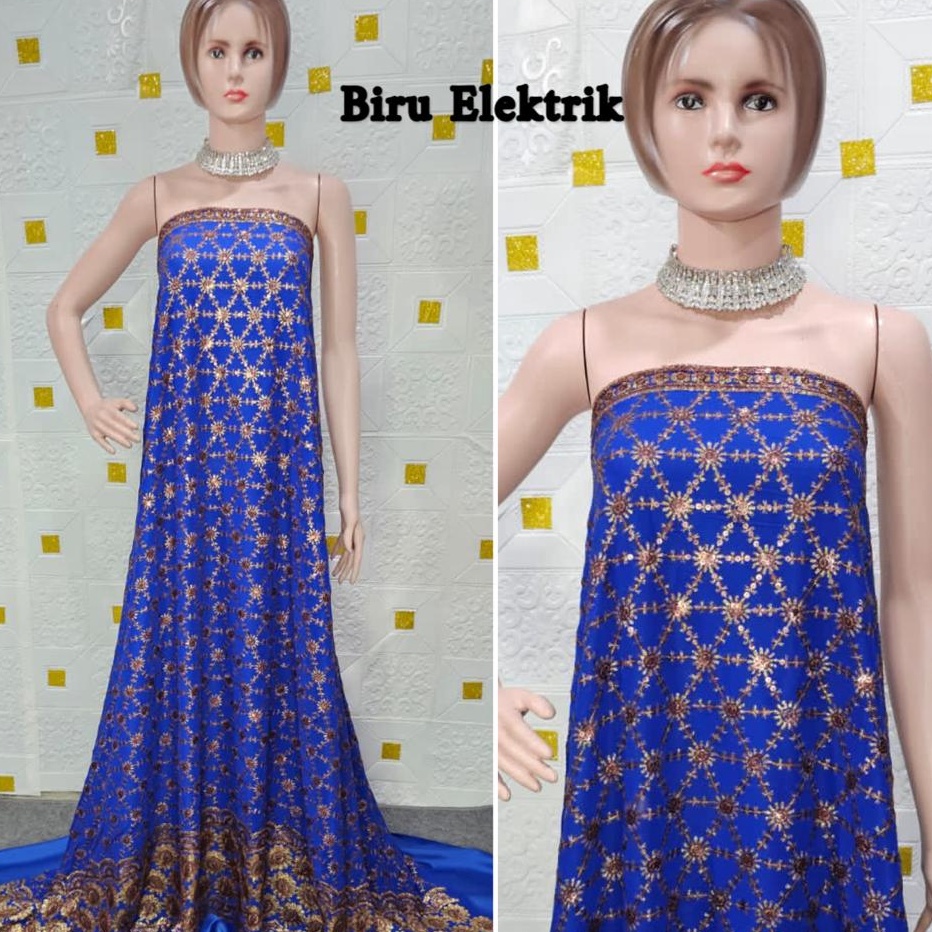 Model Baru Kain Sari India  bahan Sari India TEARU