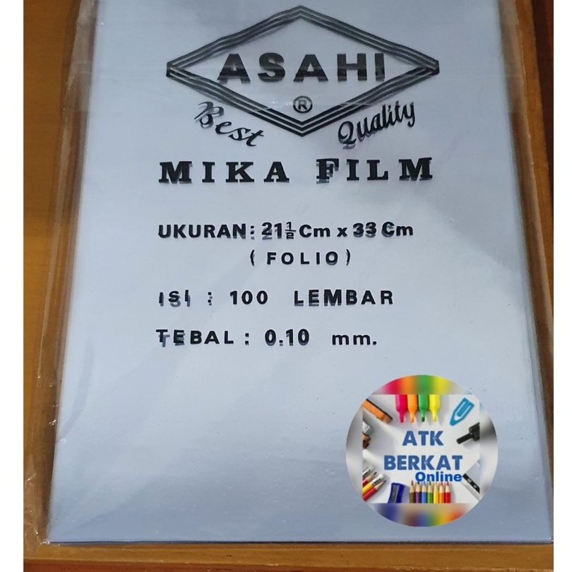 

Stock Banyak 1 pcsCover mika plastik jilid 1 mm