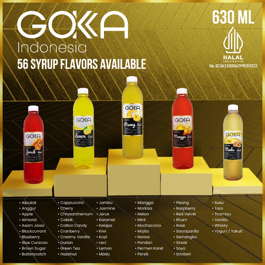 

Ready Pilihan Varian Rasa A Sirup Gokka 63ml Gokka Syrup Terupdate