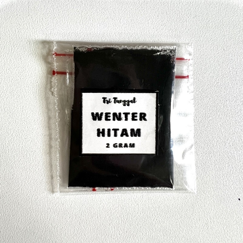 Wantex Warna Hitam Tri Tunggal Pewarna Bagus Color Fabric Sumbo Celup Ikat Clothing Batik Sepatu Pek