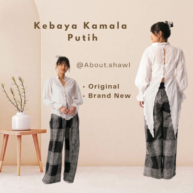 Kebaya Kamala Putih Sejauh Mata Memandang