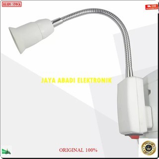 G561 ORI SAMBUNGAN LAMPU SAKLAR SPIRAL 20 CM EXTENSION FITING E27 COLOK COLOKAN LAMP LED BOHLAM TIDU