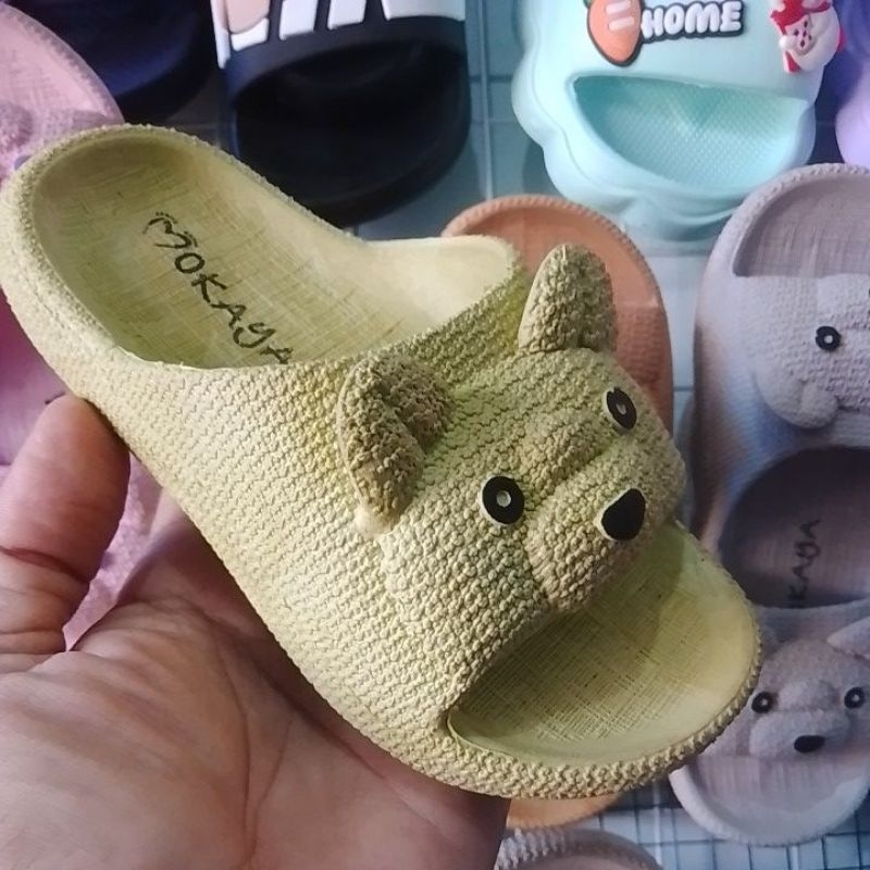 sandal anak cewe lucu panda,sandal anak perempuan lucu,sandal boneka ,sandal beruang ,sandal anak ce
