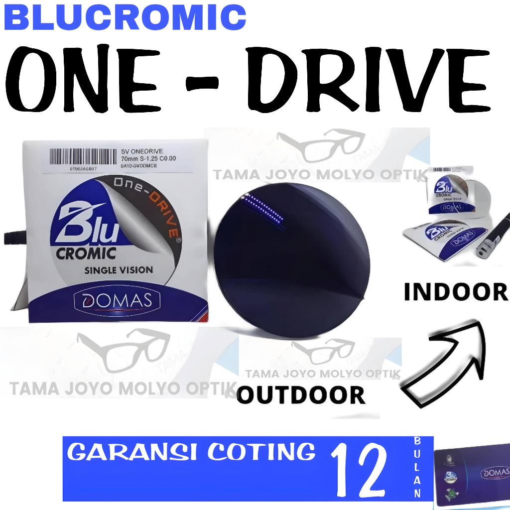 LENSA BLUECROMIC NIGHT DRIVE/BLUE DRIVE DOMAS
