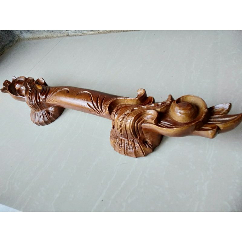 handle pintu ukir kayu jati/tarikan pintu ukir/handle pintu ukir P.60cm