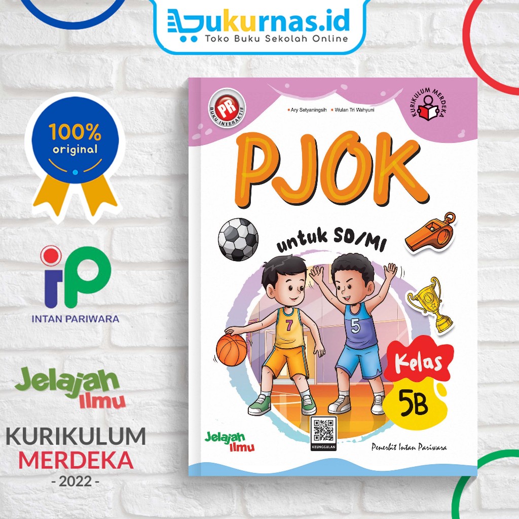 Buku PR Interaktif PJOK 5B SD/MI Kelas 5 Semester 2  - Kurikulum Merdeka - Intan Pariwara