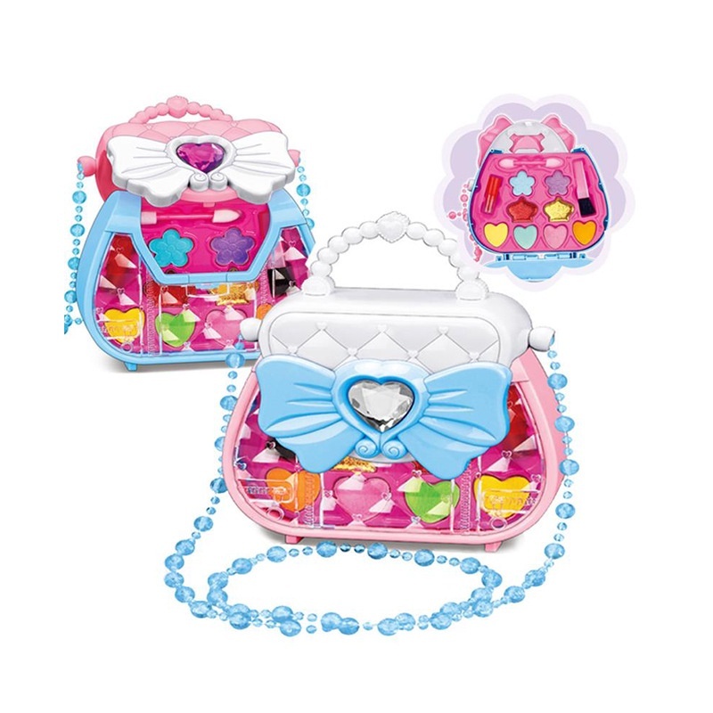 MO - New Mainan Makeup koper kecil Set Palet eyeshadow Anak balitaPerempuan