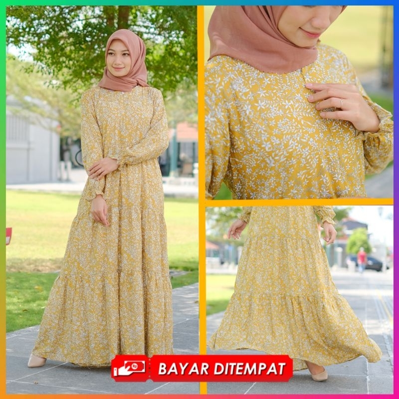 [DISKON] Gamis Dewasa Homey Dress Kirana Series By Wearmoura.id
