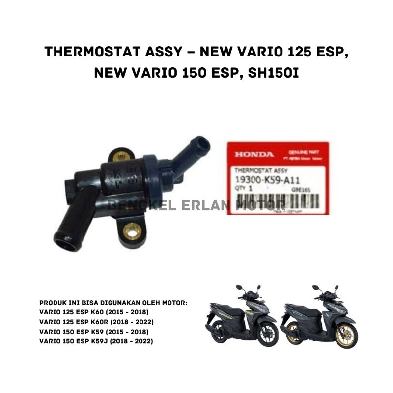 Thermostat Termostat Honda Vario 125 FI dan 150 ORI AHM 19300K59A11