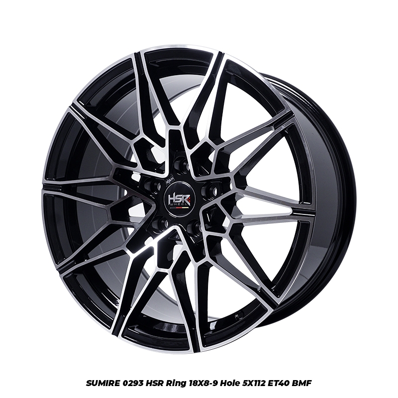 VELG MOBIL R18 LUBANG 5X112, UNTUK MOBIL AUDI, BMW & TOYOTA SUPRA, HSRSUMIRE 0293 HSR R18X8/9 H5X112