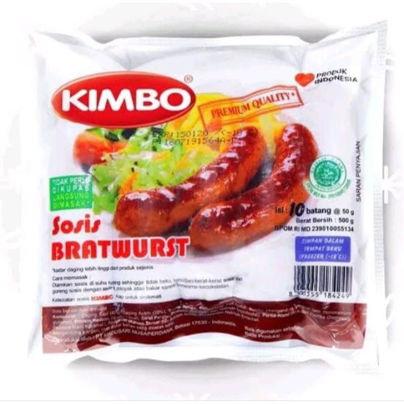 

KIMBO SOSIS BRATWURST ISI 10