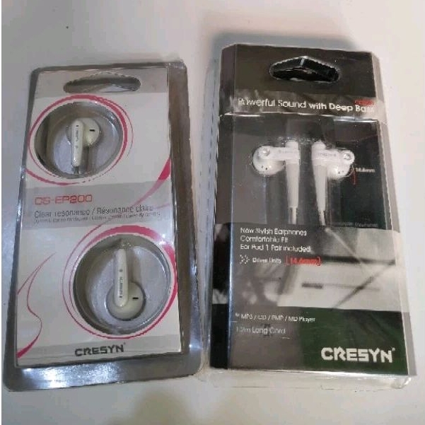 Headset CRESYN CS-EP200 EP250 Original Earbud Powerful Deep Bass Clear