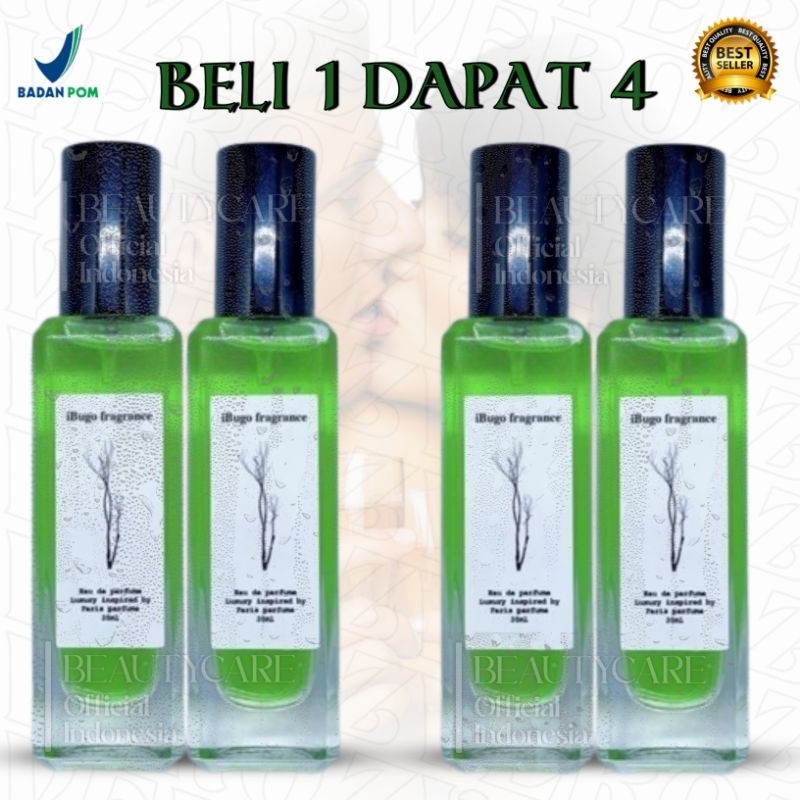 BELI 1 DAPAT 4 PARFUM IBUGO VEROZ PARFUM COWOK YANG DISUKAI WANITA EDP ORIGINAL 35ML