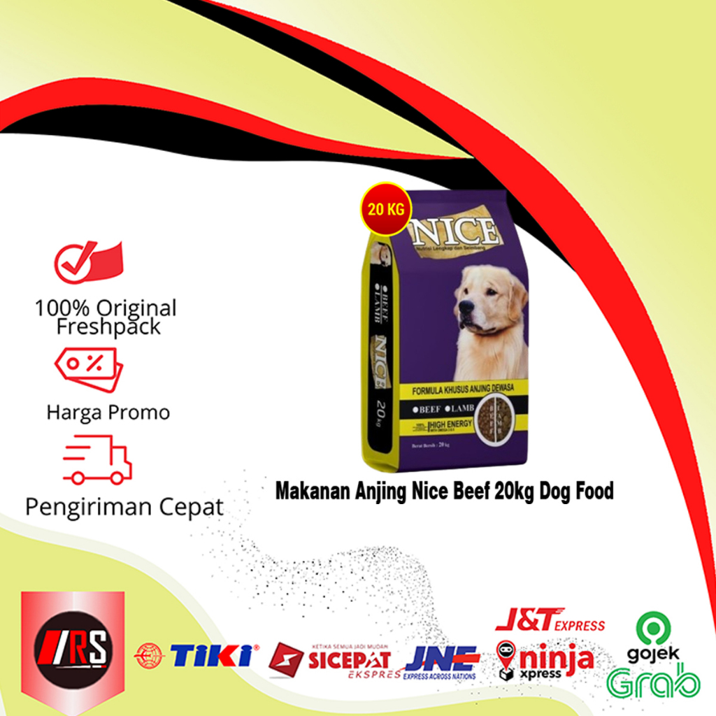 Makanan Anjing Nice Dog Lamb 20kg / NiceDog 20 kg / Dog Food
