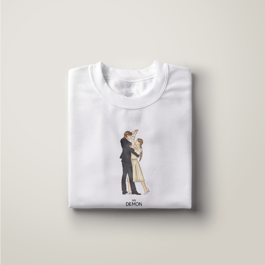 KAOS MY DEMON DRAMA FANART T-SHIRT KOREAN DRAMA KDRAMA MERCHANDISE KAOS DRAMA KOREA