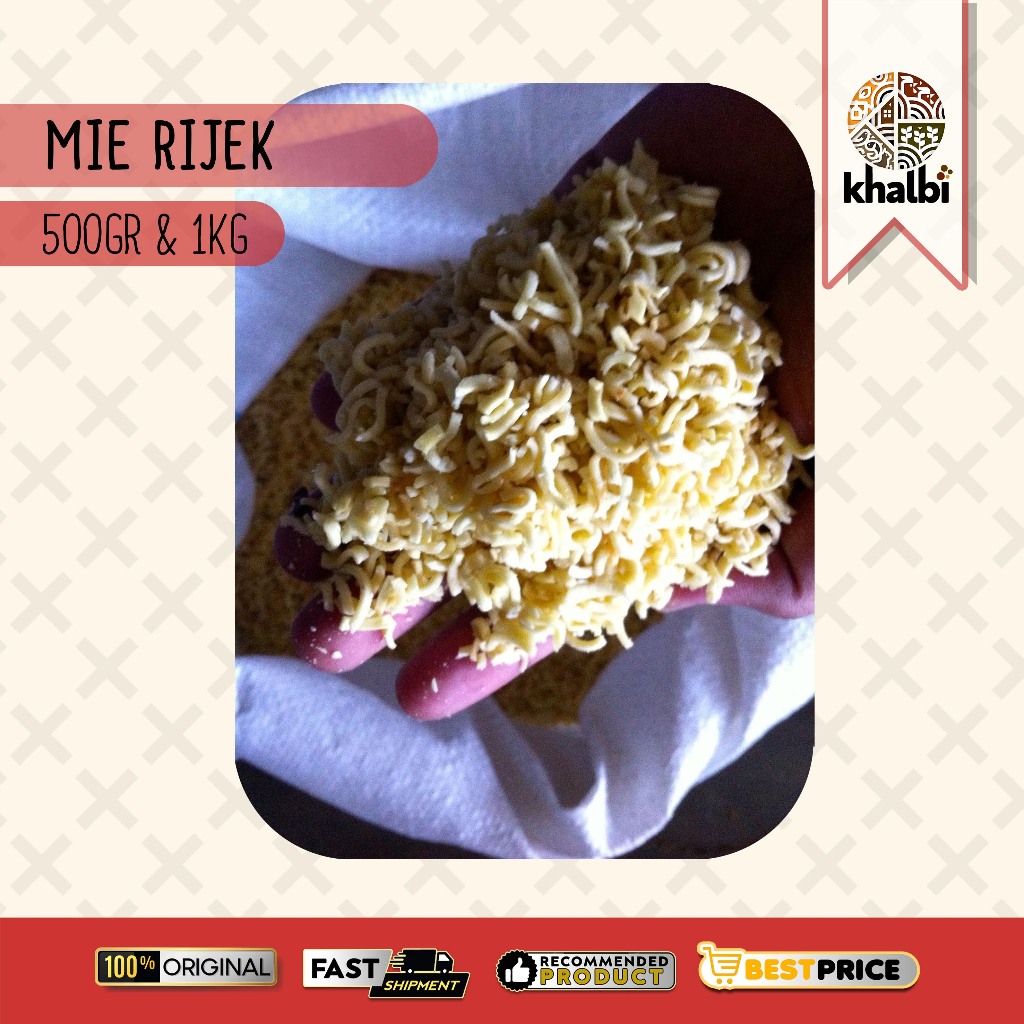 Mie Rijek Mi Expired Pakan Ternak Ayam Bebek Kemasan 500 gr dan 1 kg