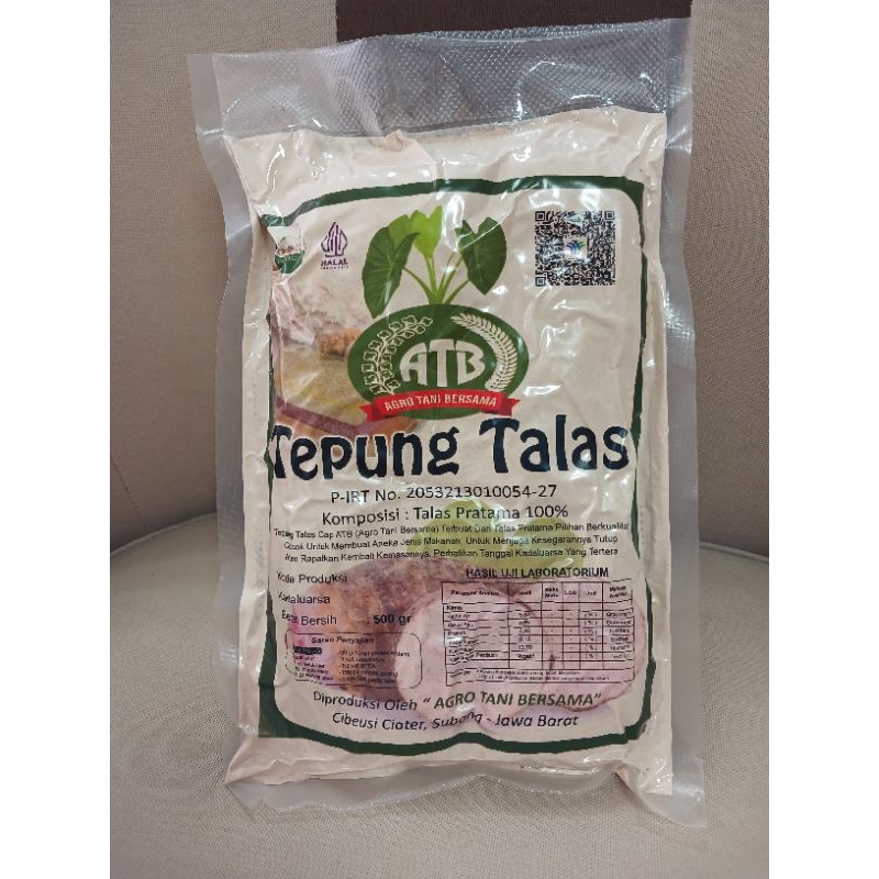 

TEPUNG TALAS PREMIUM/BPOM/HALAL