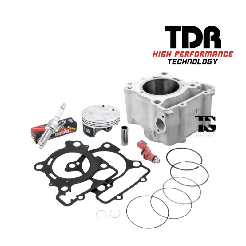 Blok Seher Yamaha Xmax TDR Racing 76 Mm 300 Cc // Blok TDR Xmax 76 Mm Original By TDR