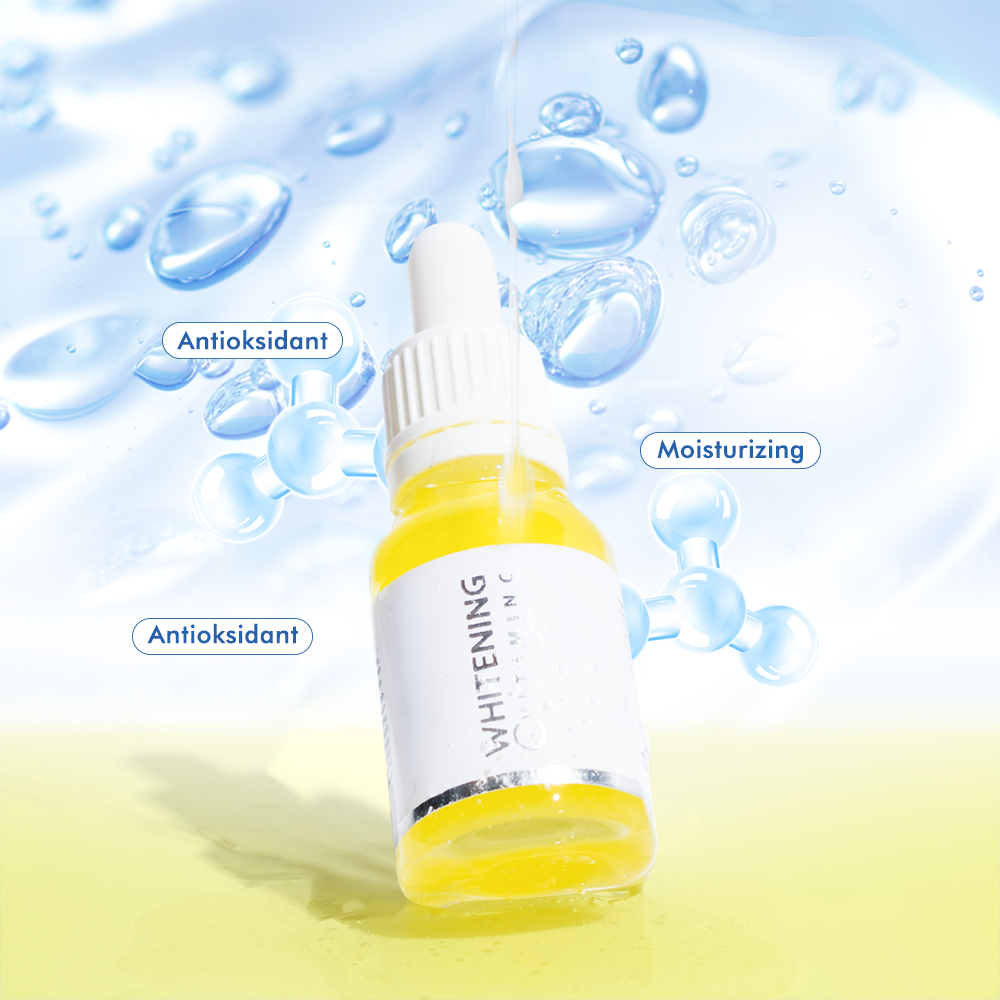 Serum Whitening + Vitamin C Luhur Reguler BPOM Luhur Kosmetik Pemutih Pencerah Perawatan Muka Kulit 
