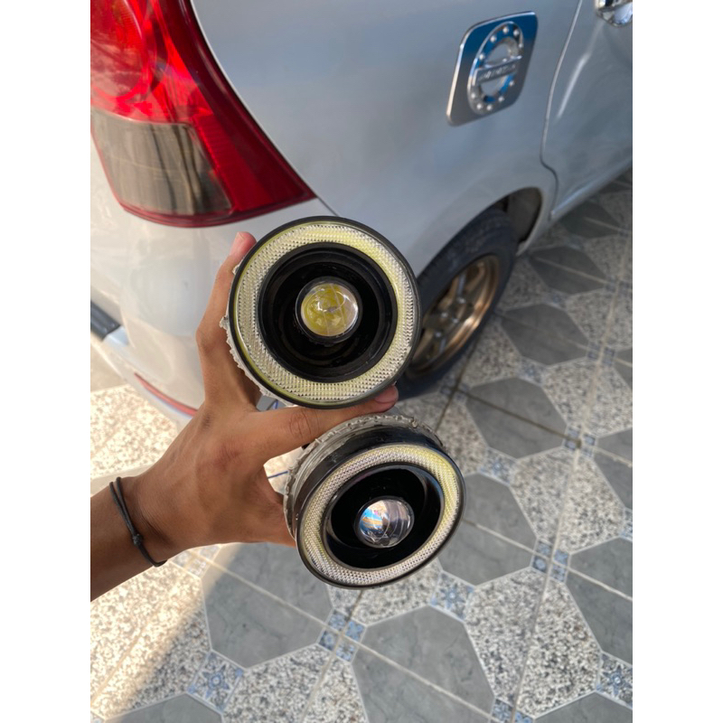 foglamp custom avanza D2 laser set angel eyes
