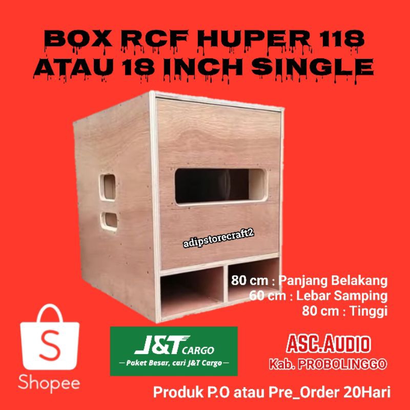 Box Speaker RCF HUPER 18 inch Single