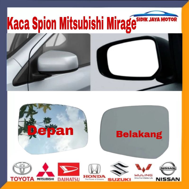 Kaca Spion MIRAGE Refill Kaca spion Mitsubishi Mirage kanan atau kiri Hanya Kacanya saja