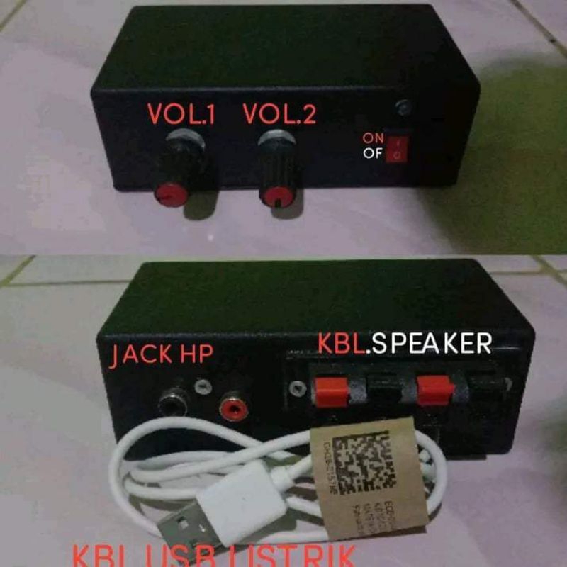 TERLARI AMPLI MINI 5VOLT  STEREO BASS MANTUL