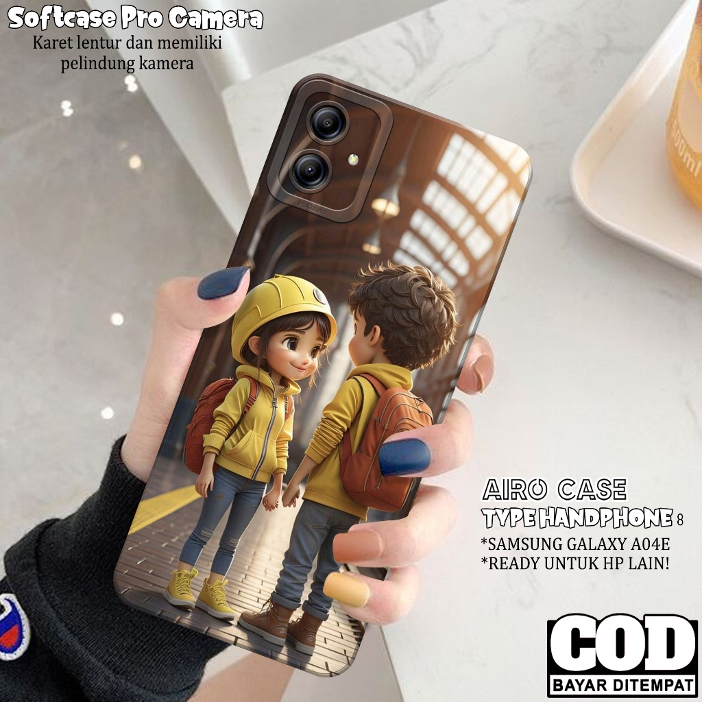 Case Samsung Galaxy A04E - Softcase Samsung Galaxy A04E - Fashion Case Kartun - Casing Samsung Galax
