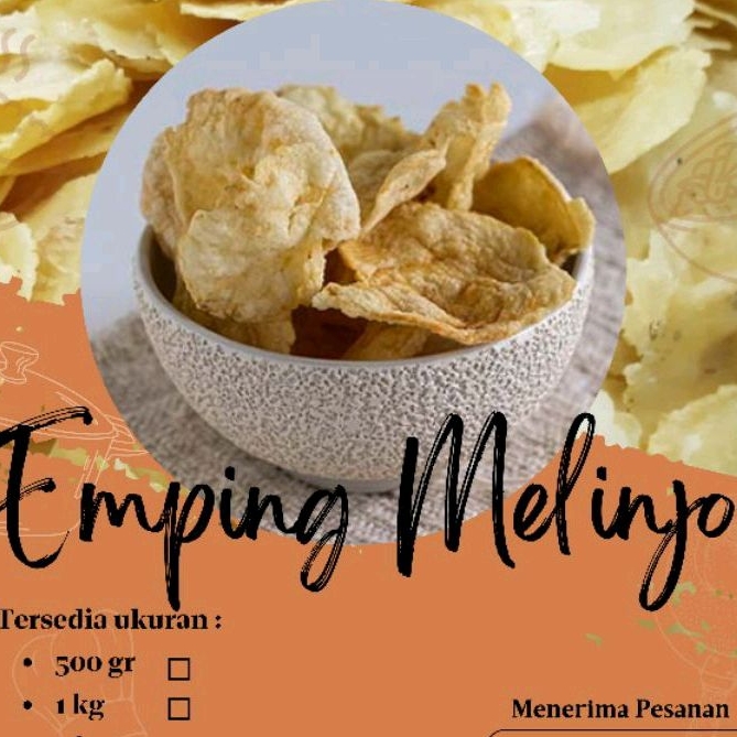 

Emping melinjo gurih renyah