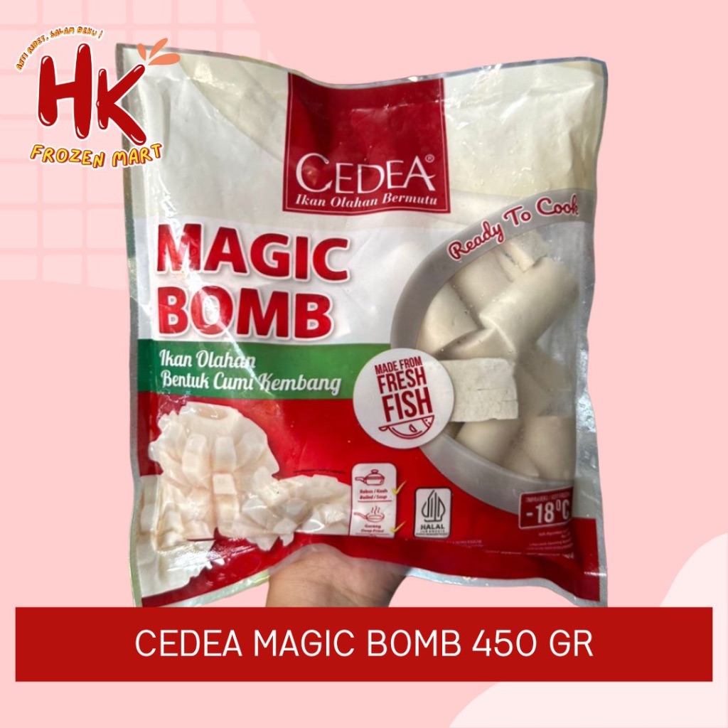 

Cedea Magic Bomb 450gr | kembang cumi flower olahan ikan bentuk siap masak shifudo HK FROZEN MART