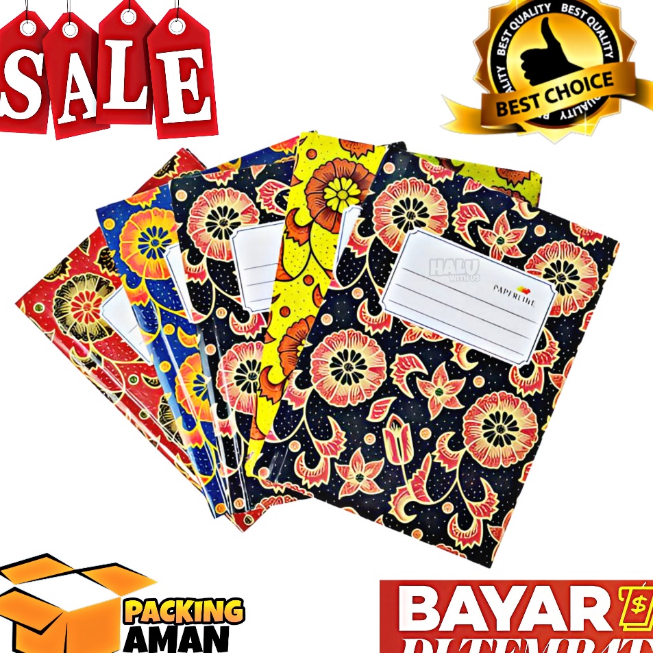 

Murah Banget BISA COD PROMO 1 Pcs Buku Tulis Hardcover Oktavo Paperline A6 Isi 1 Lembar Buku Catatan Buku Akutansi