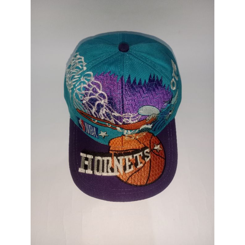 topi vintage basket nba hornets