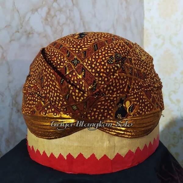 Blangkon Pengantin Motif Sidomukti Prodho