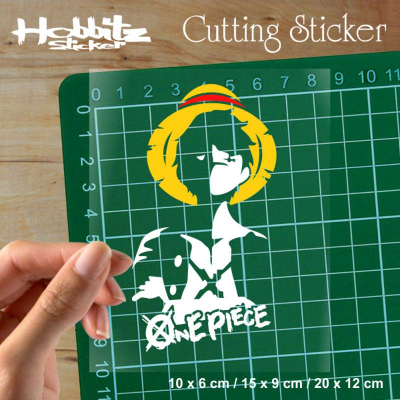 

CUTTING STICKER ANIME ONE PIECE MONKEY D LUFFY KEREN