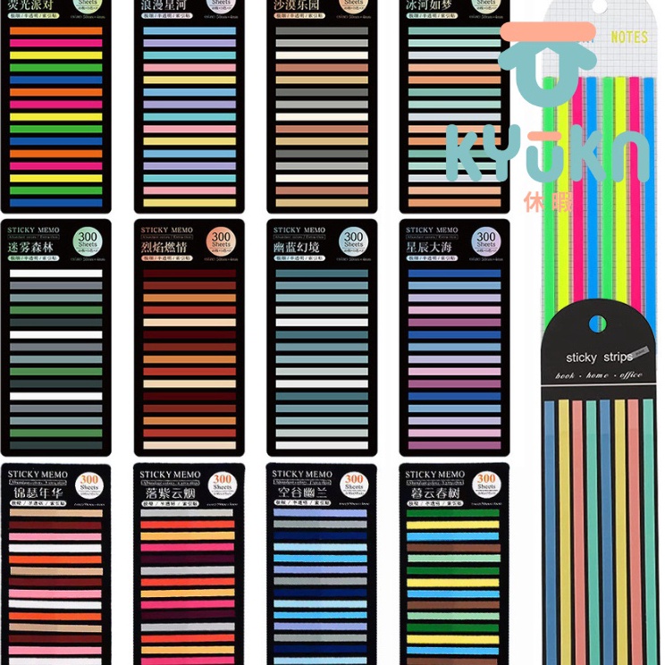 

Terlaris Sticky Text Highlighter Strips KYUKA