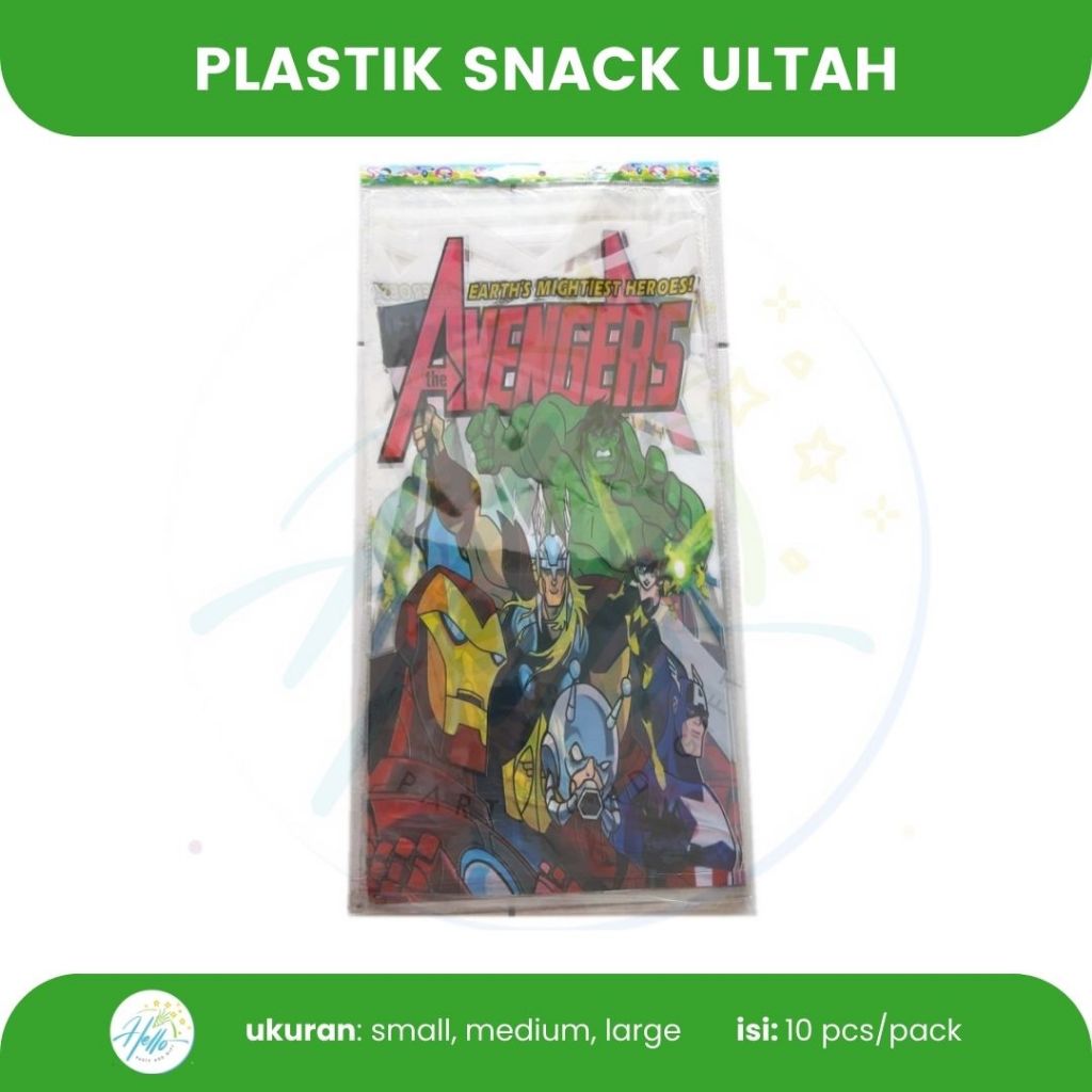 

PLASTIK SNACK ULANG TAHUN KARAKTER AVENGERS