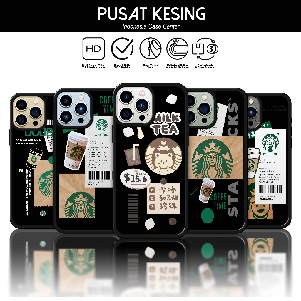 Case Starbucks / Aesthetic Wallpaper - CASE OPPO A57 A57S A77S A5S A55 A7 A12 A1K A3S A37 A54 A74 A9