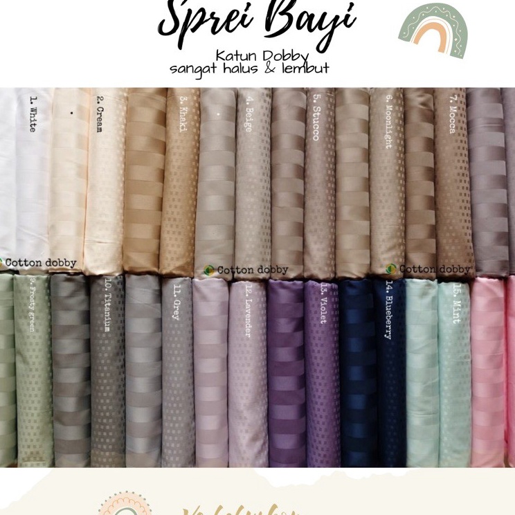 sprei bayi katun doy kingkoil  sprei kasur bayi kingkoil